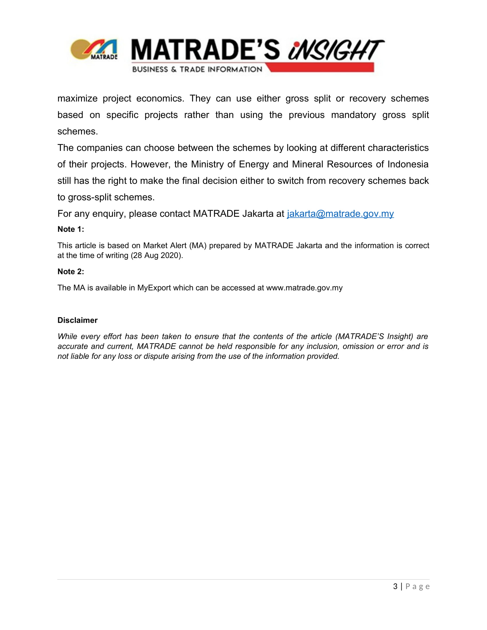 Article Indonesia grants flexibility over production sharing contracts PSC 3