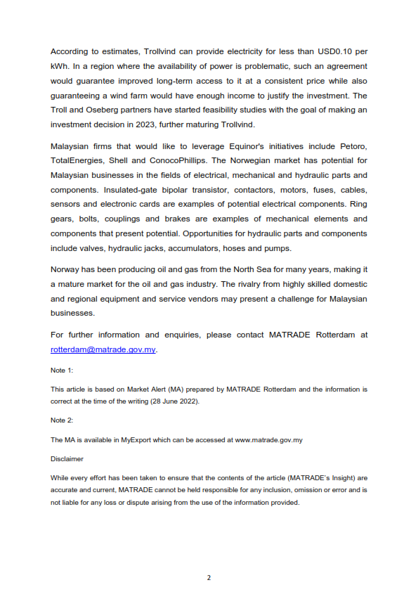 Article Norway Launches Investment Plan in The Offshore Wind Industry 002